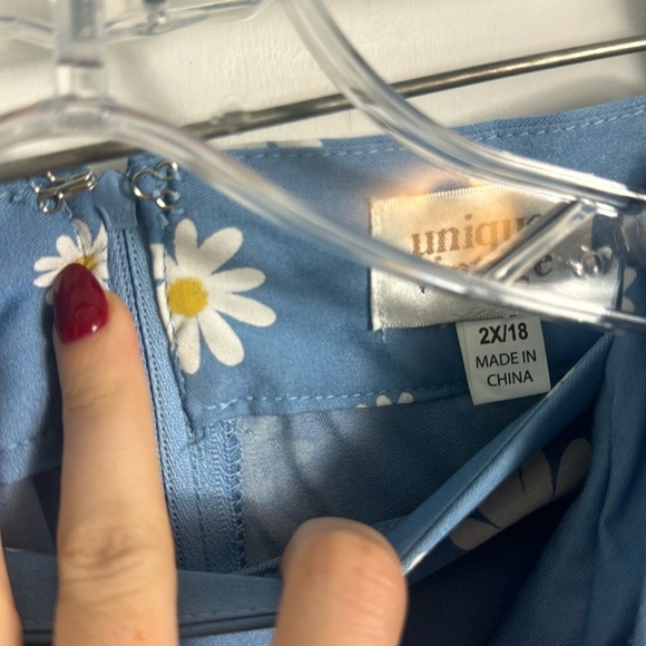 NWT Unique vintage Daisy print Briella flaired skirt and cropped top set retro - Picture 7 of 16